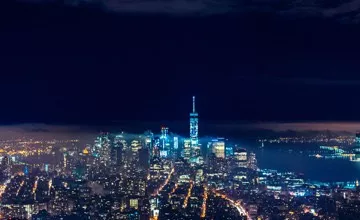 Cityscape at night